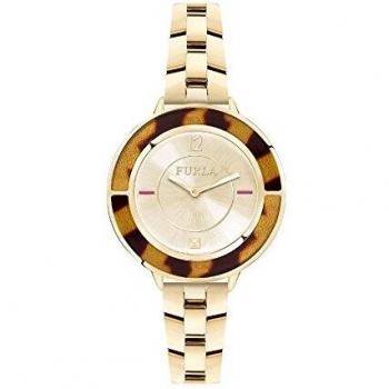 FURLA Reloj Analógico para Mujer de Cuarzo con Correa en Acero Inoxidable R4253109501