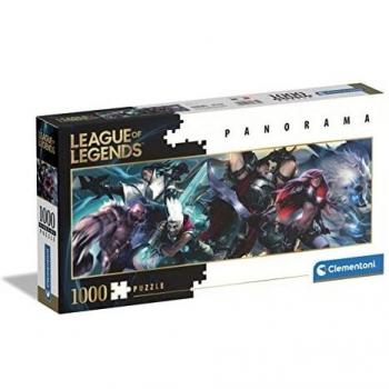 Clementoni 1000 Piezas panorámico LOL, League of Legends, Puzzle Series Netflix Arcane