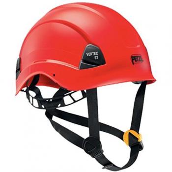 PETZL Helme Vertex ST - Casco de Escalada, Color Rojo, Talla 53-63 cm