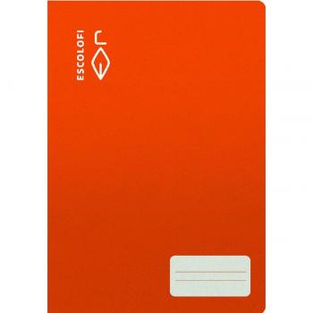 Libreta Cuarto Montessori Naranja 32 Hojas Pauta 5mm Tapa Blanda Grapada Escolofi