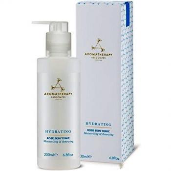 Aromatherapy Associates Hydrating Rose Skin Tonic 200ml, infused with pure Damask Rose Water distilled from thousands of fragrant, precious, Bulgarian Rose petals