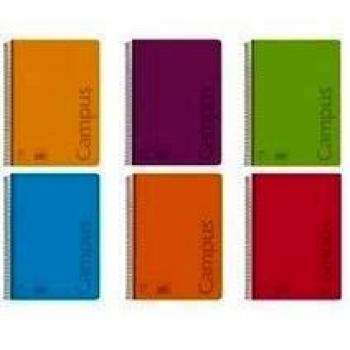 Campus Bloc A4 80h T.pp 90Gr Cn4Mm Colores