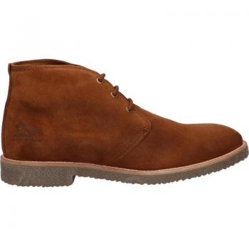 Botines de Hombre Panama Jack Gael C16 Velour Cuero - Bark, gris, piel velour, Waterproof, caña baja, logotipo lateral