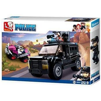 SLUBAN BRICKS, Police II SWAT 290 pzs Juegos de construcción