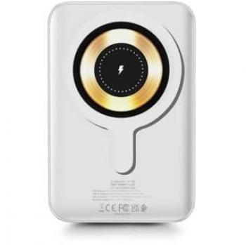 Powerbank Inalámbrico Magnético Urban Factory 10.000 mAh Blanco