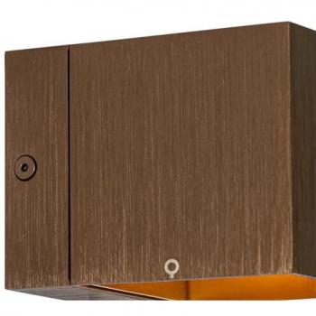 Lámpara de pared inteligente bronce oscuro 8 cm con Wi-Fi G9 y diseño moderno para LED Max. 1 x 2.5 Watt