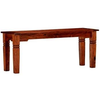 110 cm Solid Acacia Wood Bench