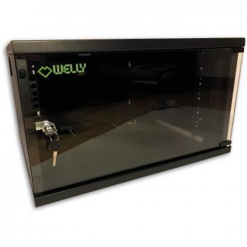 Welly Enjoy wy40000 Armario Rack 19 , 6 unidades, profundidad 450 mm, Negro