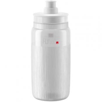 Bidón de Ciclismo ELITE Fly Tex 550ml Transparente