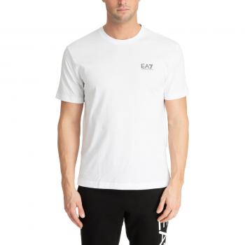 Camiseta EA7 Hombre Logo Retro Blanca Talla XL