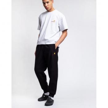 Carhartt WIP American Script Black Sweatpants for Men - Size L