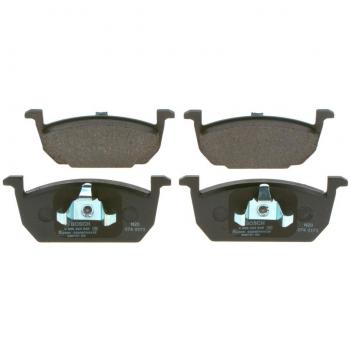 Bosch Juego de 4 pastillas de freno para SEAT Ibiza, Arona & VOLKSWAGEN Polo, Taigo & SKODA Kamiq, Scala, Fabia & AUDI A1 (Ref: 0 986
