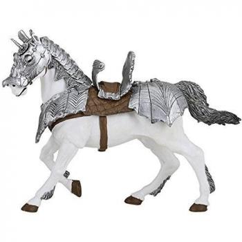 Papo 39799 Horse in armour THE MEDIEVAL ERA Figurine, multicolour