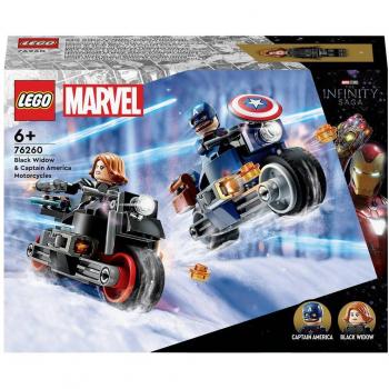 LEGO Marvel Super Heroes - Motos de la Viuda Negra y Capitán América (76260)