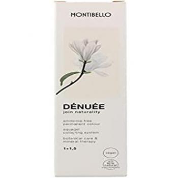 Montibello Dénuée Tinte Permanente Sin Amoníaco 60 ml - Coloración para el Cabello a Base de Agua, Fórmula Vegana, Color #5 Castaño Claro