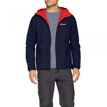 Berghaus Deluge Pro Mens Waterproof Shell Jacket Chaqueta Impermeable, Hombre, Azul