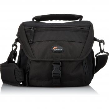 Lowepro Nova 160 AW -Bolso Bandolera para cámaras réflex, Negro
