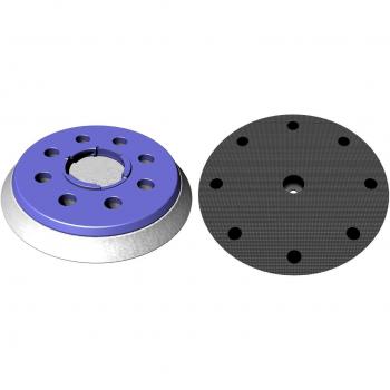 Plato lijador medio para Festool 150 FEQ FastFix disco de lijado de VELCRO Ø 150mm - con 8+1-agujeros para la extracción de polvo - suave medio o duro - a su elección - DFS