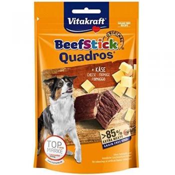 Vitakraft 1571260031 - Beef-Stick quadros para Perros de Queso 70 gr