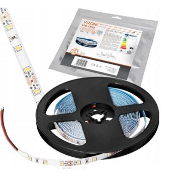 Tira LED 12V SMD 2835, 60lm/m, 500lm/m, 4.8W/m, IP20, 6000K, 5m