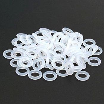 150pcs blanco junta tórica de goma tecla clave para Cherry MX Keyboard Switch