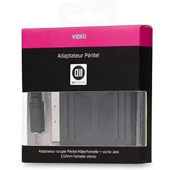 Adaptador de género SCART 3.5mm Negro D2 Diffusion