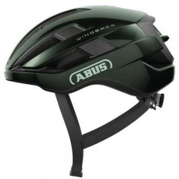 Abus WingBack Road Bike Helmet - Moss Green / Large / 57cm / 61cm