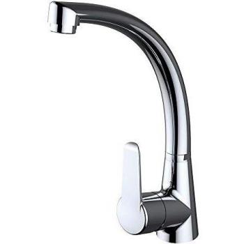 Clever 99340 Grifo de Cocina Monomando Caño Tubo Econature Cold Open, Elegance, Cromado