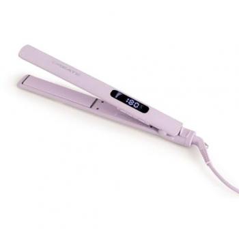 Plancha de pelo Create Ceramic Styler Slim - Revestimiento cerámico, 9 temperaturas, calentamiento rápido, pantalla digital, cable giratorio 360º