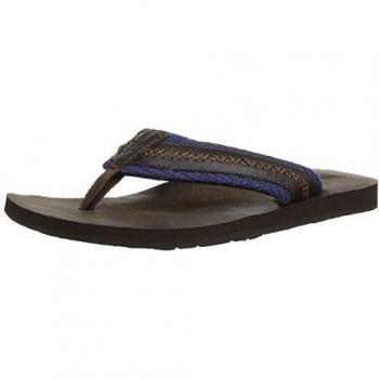 Timberland EK Flip Flop FTM_F/L Thong - Sandalias de dedo de cuero hombre, color marrón, talla 40