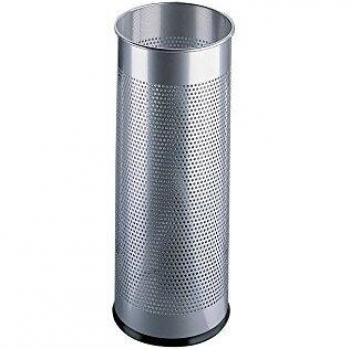 Durable 335023 Paragüero de metal, 28,5 litros, plata