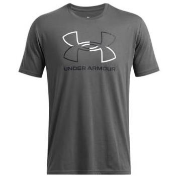 Camiseta de Manga Corta Under Armour Foundation para Hombre - Gris - Talla S