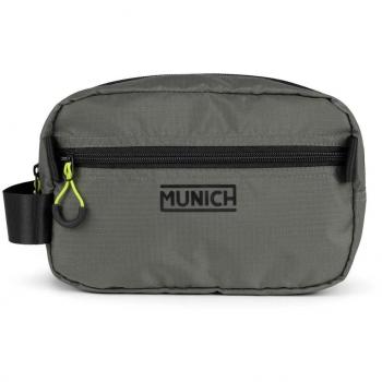 Neceser Munich Toiletry Kaki, Accesorios Riñoneras Y Bolsos marca Munich modelo 6580007 para accesorios en color gris, Bolsa 2.0 Toiletry Munich