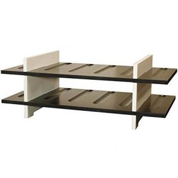 Expovinalia Botellero para 12 Botellas, MDF, Negro, 56x28x5 cm