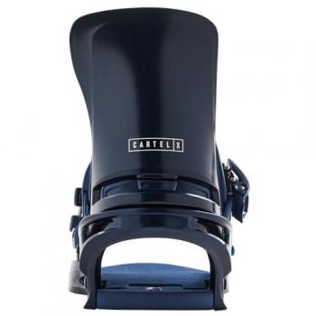 Fijaciones de Snowboard Burton Cartel X Re:Flex, talla M, color azul oscuro