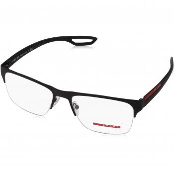 Prada Linea Rossa 0PS 55FV, Monturas de Gafas para Hombre, Negro