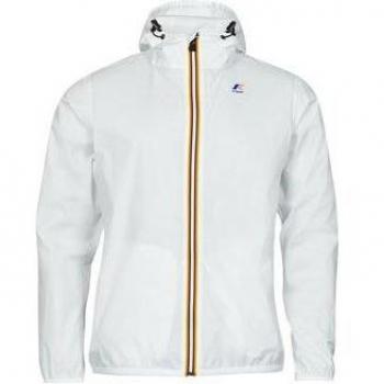 K-Way Unisex Windbreaker Jacket Le Vrai Claude 3.0 - White - Size XL