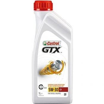 Aceite de motor CASTROL GTX 5W30 C4 1L, 5W30, API SN/CF, ACEA C4, adecuado para motores diésel y gasolina, proporciona protección contra el desgaste y la oxidación