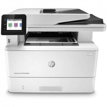 HP LaserJet Pro MFP M428dw W1A28A, Impresora Láser Multifunción, Imprime, Escanea y Copia, Wi-Fi, Ethernet, USB 2.0, 1 Host USB, 1 Puerto USB, HP Smart App, Mopria, Pantalla Táctil a Color, Blanca