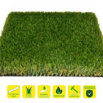 Sungarden Césped Artificial 2x5m - 40mm - Serie Alpino Superior