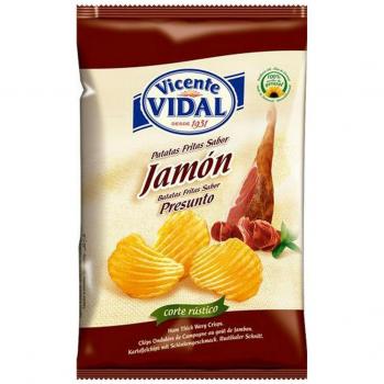Patatas Fritas Vicente Vidal Sabor Jamón 135g