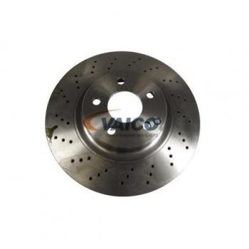 Disco de freno perforado/ventilado VAICO V30-80077 para Mercedes-Benz SL Cabriolet (Juego de 2)