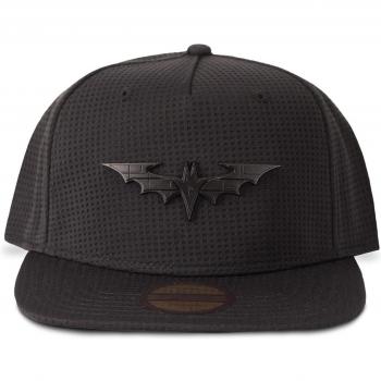 Difuzed Gorra Batman Logo 3D Oficial DC Comics Hombre Poliéster Algodón Negro