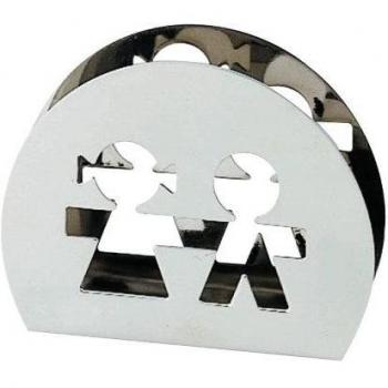 Alessi AKK51 Girotondo - Servilletero con diseño de muñecos de papel