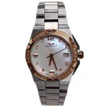 Sandoz 81266-90 Reloj Mujer Tamaño 34 mm Cuarzo Suizo Acero Brazalete