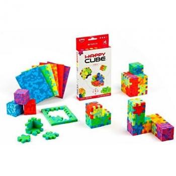 Conjunto de Puzzles 3D Happy Cube Pro - 6 piezas de cartón para mayores de 8 años