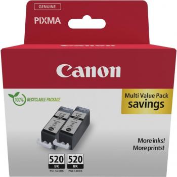 Canon PGI-520 PGBK Inkjet Cartridge Twin Pack Black 2932B019