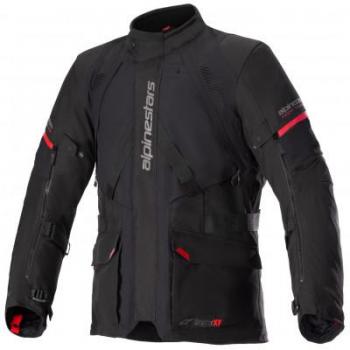 Chaqueta de Moto Alpinestars Monteira Drystar XF Negra-Roja Intensa, textil impermeable, talla 4XL