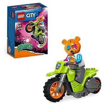 LEGO 60356 City Stuntz Moto Acrobática: Oso, Juguete con Retrofricción para Hacer Saltos y Acrobacias