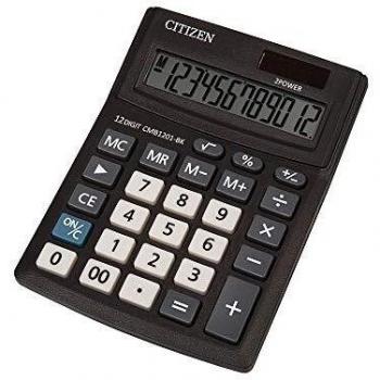 Calculadora citizen sobremesa business line eco eficiente solar y pilas 12 digitos 200x157x35 mm